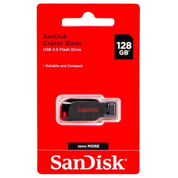 128GB SanDisk Cruzer USB 2.0 Flash Drive