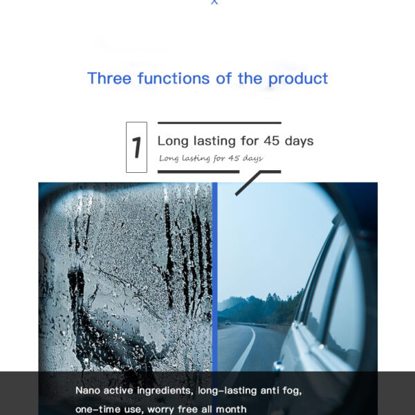 Original 100ML Anti-fog Spray For Your Car Inner Glasses