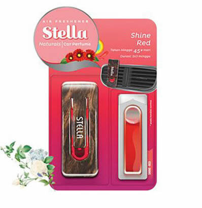 8ml Stella AC Vent Car Perfume – Shiny Red
