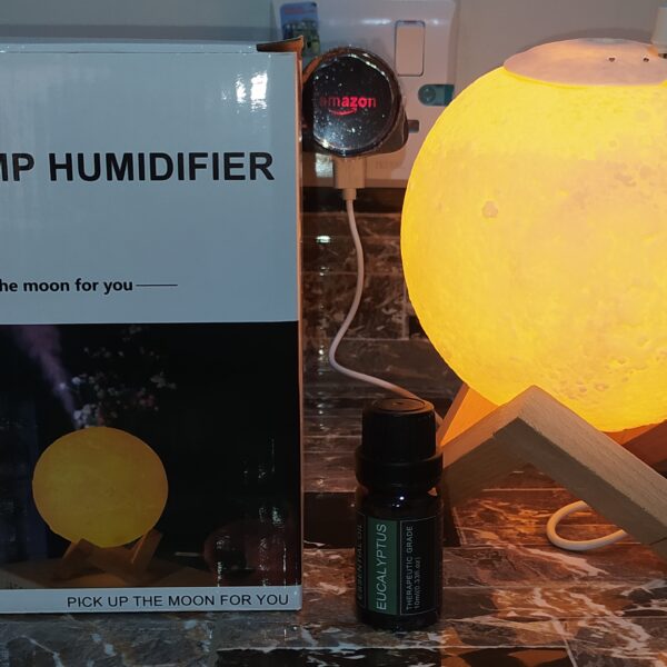 3D Lamp Humidifier With 10ml Essential Oil
