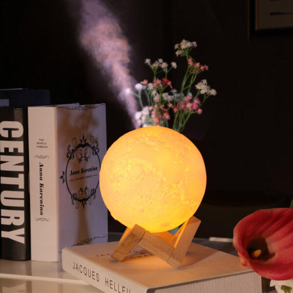 3D Lamp Humidifier With 10ml Essential Oil